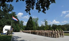 Svečani ispraćaj 22. hrvatskog kontingenta u operaciju ISAF