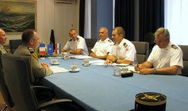 Nastupni i oproštajni posjet vojnih izaslanika Francuske republike HRM-u