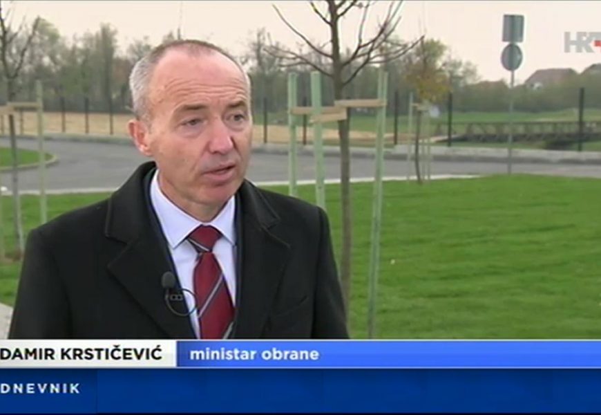 Potpredsjednik Vlade i ministar obrane Damir Krstičević za Dnevnik HRT