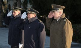 Položeni vijenci na obljetnicu HVU-a "Dr. Franjo Tuđman"