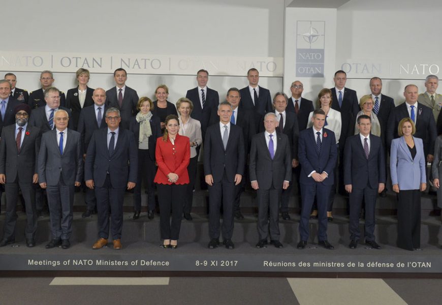 Meetings of the NATO Defence Ministers at NATO Headquarters in Brussels- Official Family Portrait