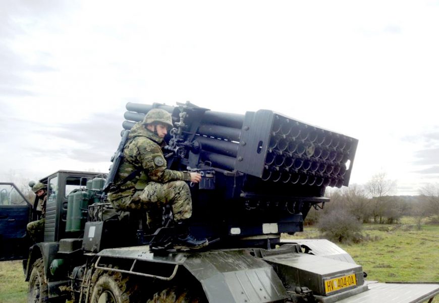 Ocjenjivanje vodova ojačane bitnice SVRL 122 mm