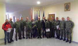 Svečani ispraćaj umirovljenih pripadnika Gombr-e