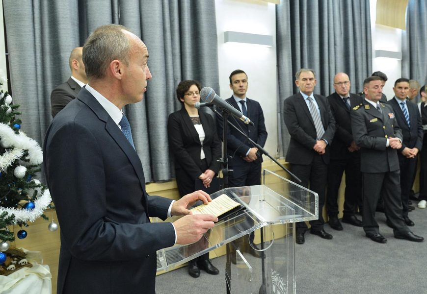 Ministar Krstičević s članovima Vojno-diplomatskog zbora