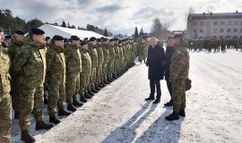 Ministar Krstičević na prvoj godišnjici NATO eFP u Litvi