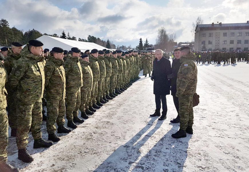 Ministar Krstičević na prvoj godišnjici NATO eFP u Litvi