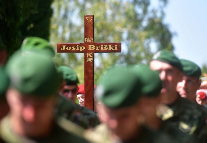 Posljednji ispraćaj skupnika Josipa Briškog