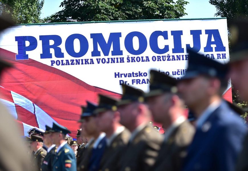 Svečana promocija polaznika vojnih škola HVU-a u Vukovaru