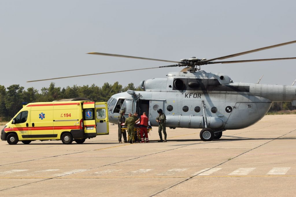 Ozlijeđena pripadnica Hrvatske vojske helikopterom prevezena u Zagreb